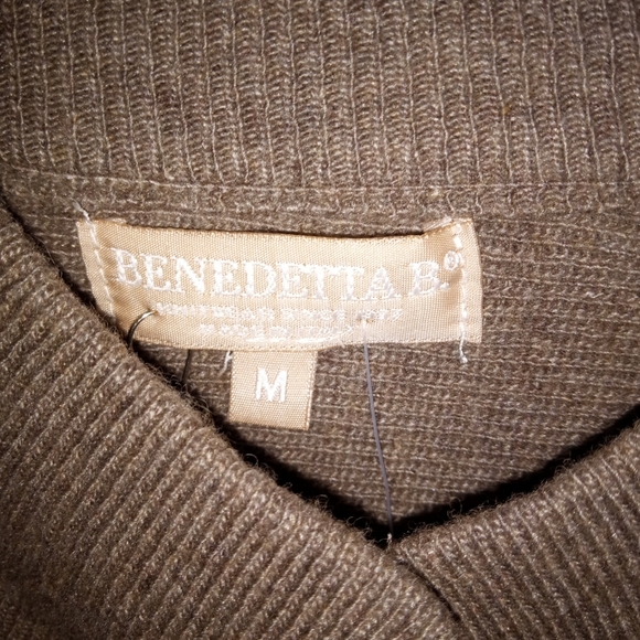 NWT Bendetta B. Wool Cashmere Blend Tunic Sweater size Medium - Picture 4 of 16